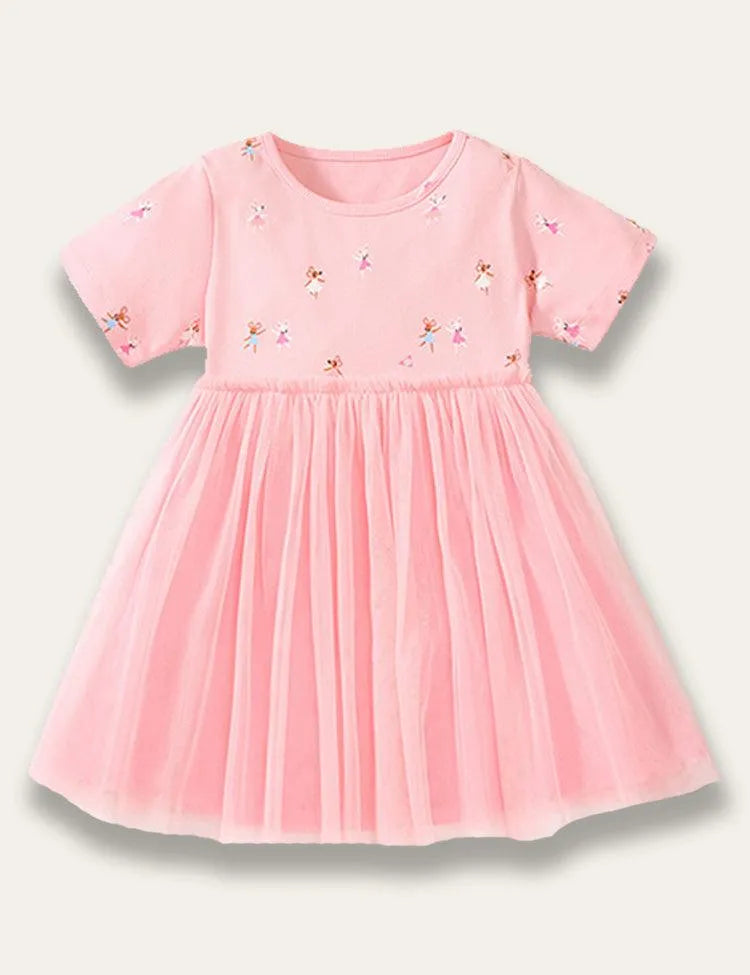 Ballet Printed Tulle Dress - Mini Taylor