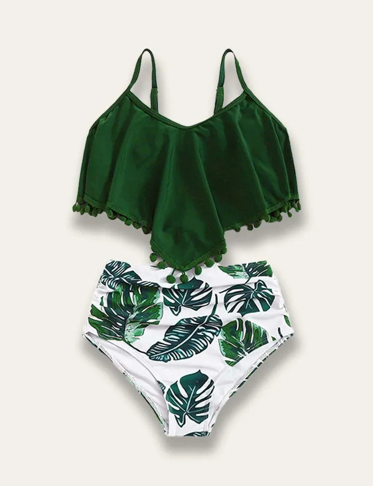 Beach Vacation Ruffled Swimsuit - Mini Taylor
