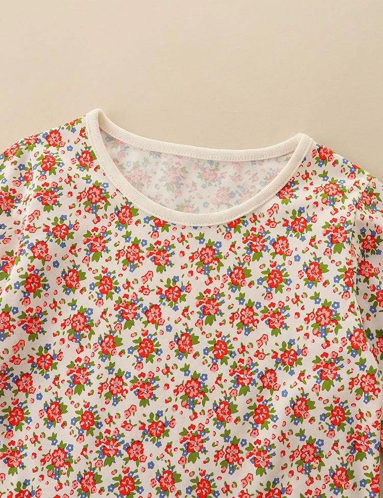 Bee Embroidery Floral Printed Dress - Mini Taylor