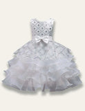 Bowtie Fluffy Studded Sequin Princess Party Dress - Mini Taylor