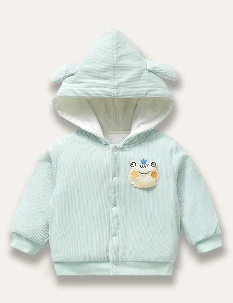 Cartoon Animal Hooded Coat - Mini Taylor