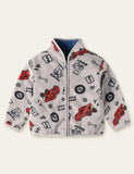 Cartoon Printed Fleece Jacket - Mini Taylor