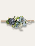 Colorful Artificial Flower Headband - Mini Taylor