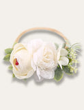 Colorful Simulated Flower Elastic Headband - Mini Taylor