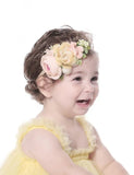 Colorful Simulated Flower Elastic Headband - Mini Taylor