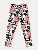 Cute Floral Animal Full Printed Leggings - Mini Taylor