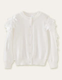 Cute Wings Design Button Sweater Cardigan - Mini Taylor