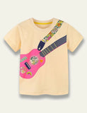 Floral Guitar Printed T-Shirt - Mini Taylor