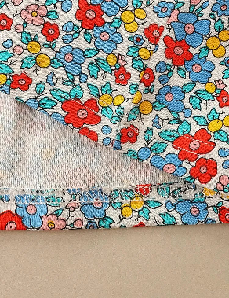 Floral Printed Long Sleeve Dress - Mini Taylor