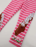 Horse Appliqué Leggings - Mini Taylor