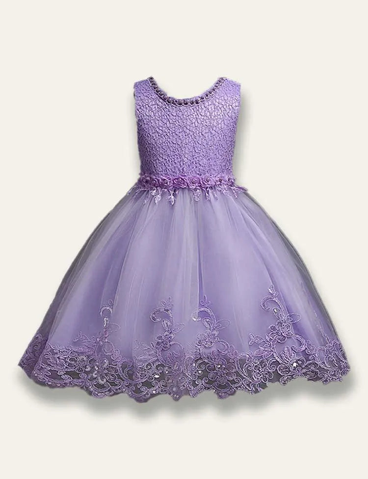 Pearl Princess Tulle Party Dress - Mini Taylor