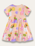 Sunshine Unicorn Print Dress - Mini Taylor