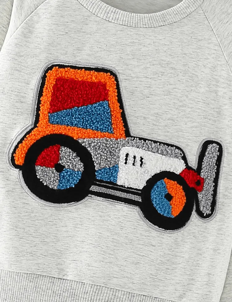 Tractor Appliqué Sweatshirt - Mini Taylor