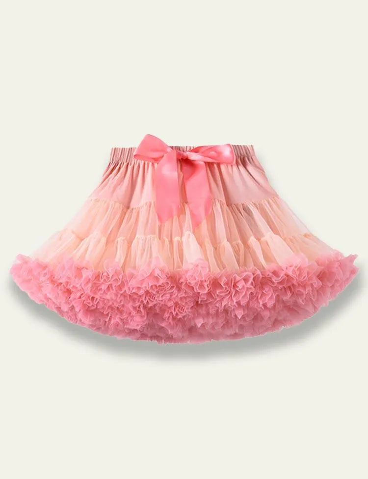 Tulle Fluffy Pleated Skirt - Mini Taylor