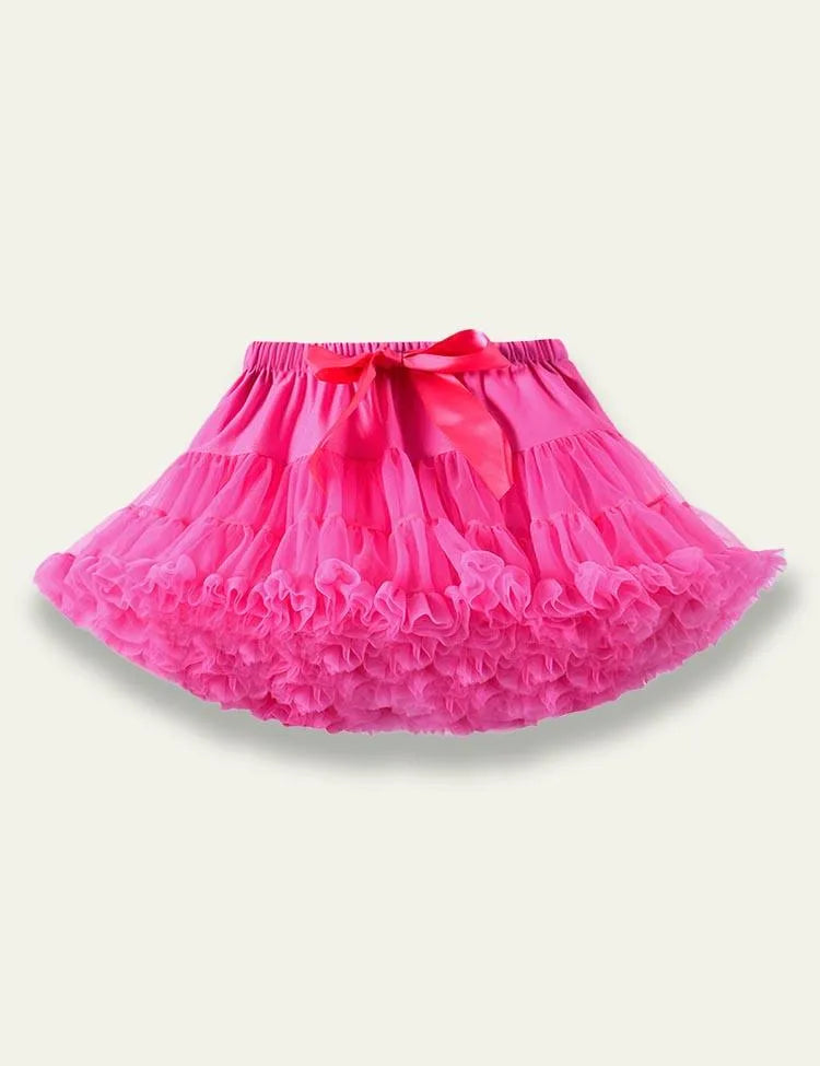 Tulle Fluffy Pleated Skirt - Mini Taylor