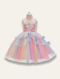 Unicorn Fluffy Princess Tulle Dress - Mini Taylor