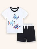 Airplane Printied T-shirt Set
