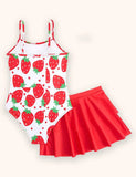 Strawberry Printed Swimsuit