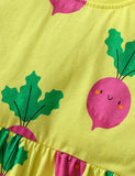 Cute Radish Printed Dress
