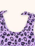 Leopard Printed Split Swimsuit