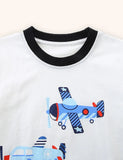 Airplane Printied T-shirt Set