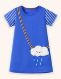 Cloud Embroidered Dress