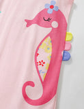 Cute Seahorse Printed Dress