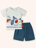 Puppy Printed T-shirt Set