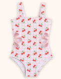 Cute Cherry Printed Swimsuit