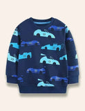 Racing Car Printed Sweatshirt