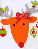 Christmas Cute Reindeer Printed Set