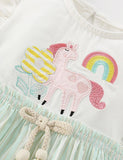 Pony Embroidered Dress