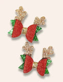 2PCS Christmas Series Sequined Hairclips
