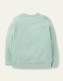 Green Guinea Pig Print Sweatshirt - Mini Taylor