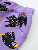 Orangutan Printed Cotton Shorts