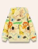 Cartoon Animal Printed Coat
