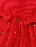 Christmas Flower Tulle Dress