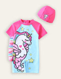 Unicorn Print Swimsuit