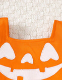 Halloween Embroidered Romper