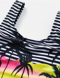 Coconut Print One-piece Swimsuit