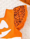 Halloween Embroidered Romper