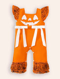 Halloween Embroidered Romper