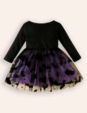 Halloween Cute Bat Tulle Dress