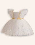 Christmas Star Tulle Princess Party Dress