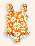 Flower Print One-piece Swimsuit