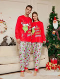 Christmas Monster Printed Fmaily Matching Pajamas