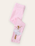 Fairy Appliqué Polka Dot Cotton Leggings