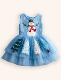 Tulle Snowman Christmas Tree Dress