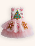 Tulle Gingerbread Man Christmas Tree Dress