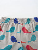 Bird Applique T-Shirt and Shorts Set